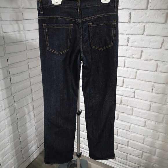 NWT Old Navy Girls Size 14 Regular Dark Wash Straight Fit Jeans - Picture 2 of 14